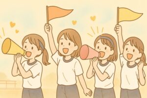 体育祭で応援団が使える元気なエールの言葉やコールアンドレスポンスの例
